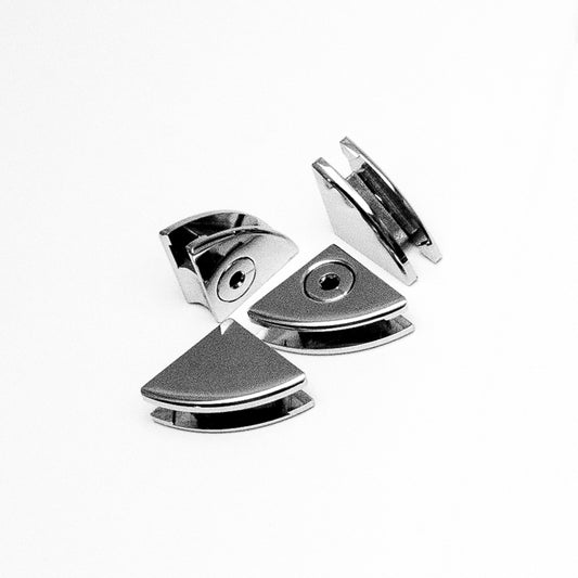 Original USM Haller Chromehalter für Glastablar